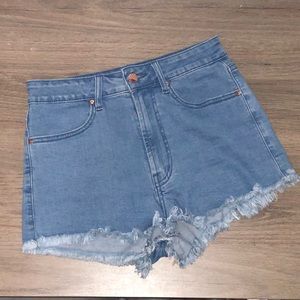 forever21 denim shorts